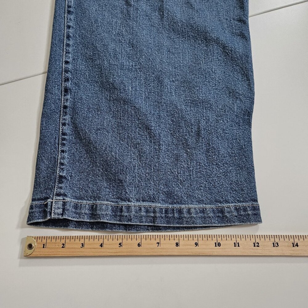 Torrid Jeans Womens 24R Blue Denim High Rise Carpenter Stretch Wide Leg Pockets - Picture 8 of 16